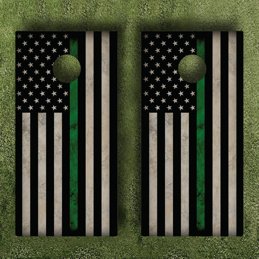 Thin Green Line Cornhole Boards