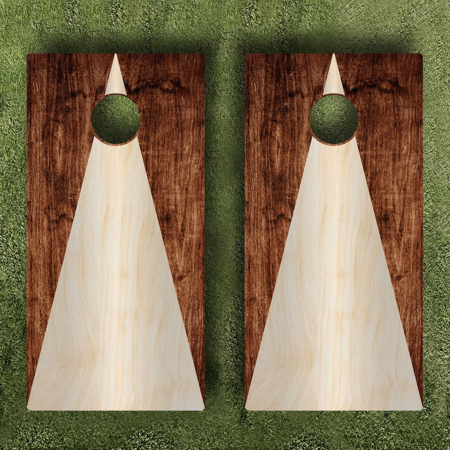 Rustic Triangle Lane Boards